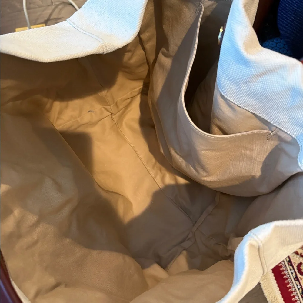 See By Chloe White and Brown Structured Tote - Picture 9 of 10